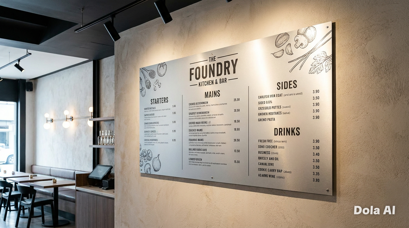 Custom Aluminium Sign Board – Personalised Indoor & Outdoor Printed Signs