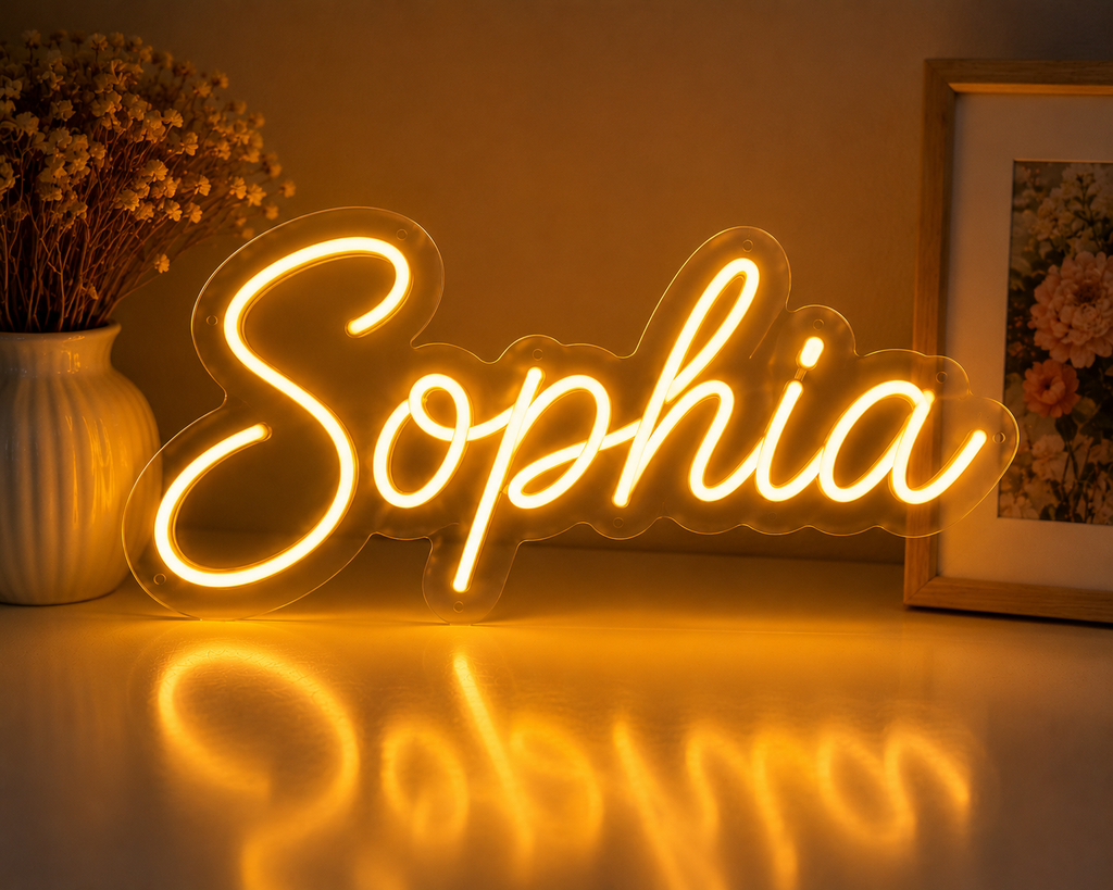 Custom LED Name Sign – Personalised Neon Light for Bedroom, Bar & Events