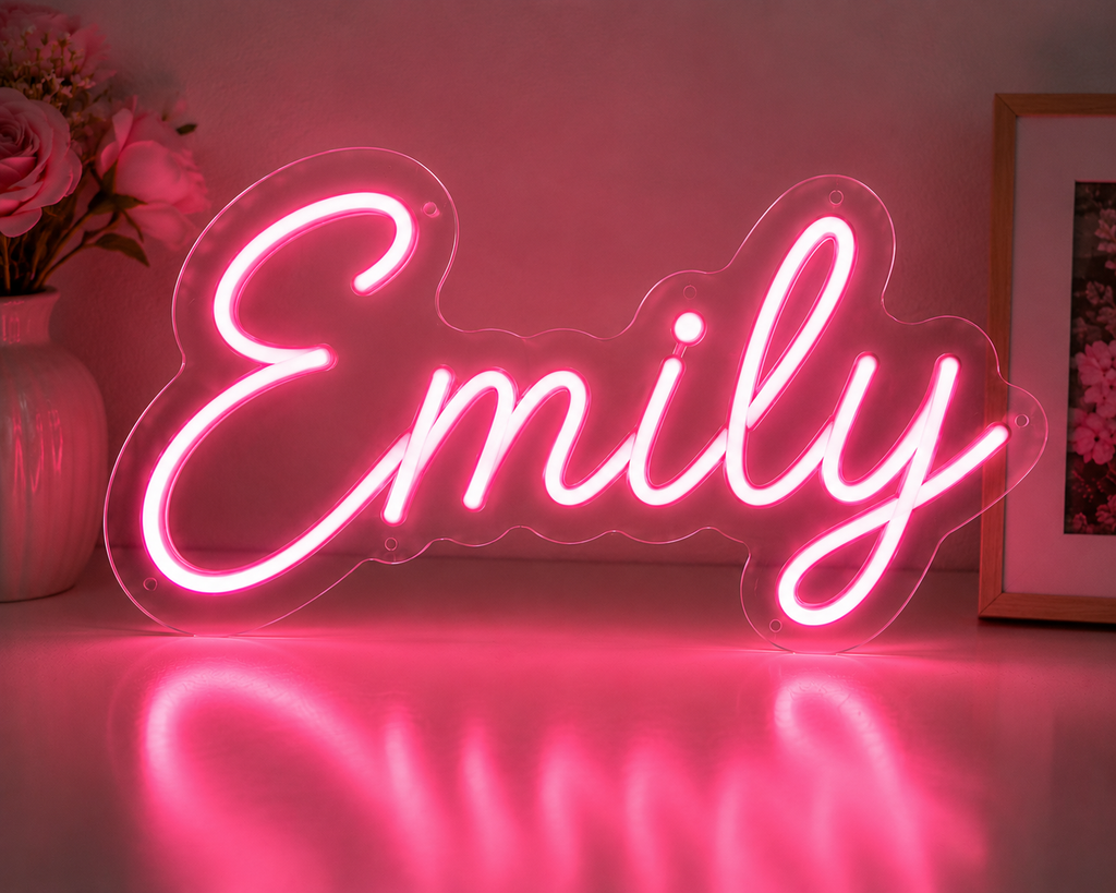 Custom LED Name Sign – Personalised Neon Light for Bedroom, Bar & Events
