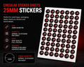 Custom Circular Sticker Sheets – Full Colour Vinyl, Waterproof & Cut to Shape
