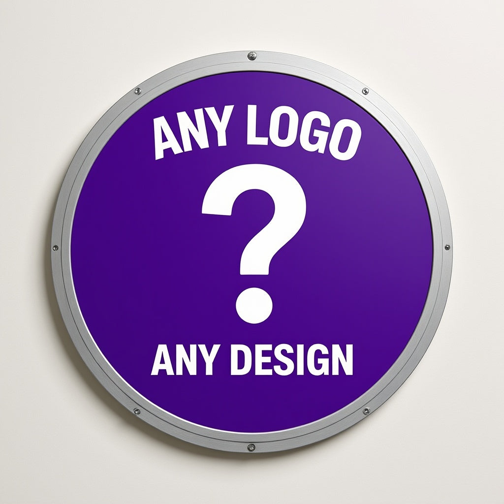 Custom 600mm Round LED Light Box – Large Personalised Illuminated Sign