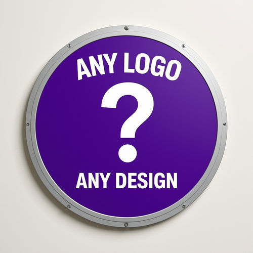 Custom 600mm Round LED Light Box – Large Personalised Illuminated Sign